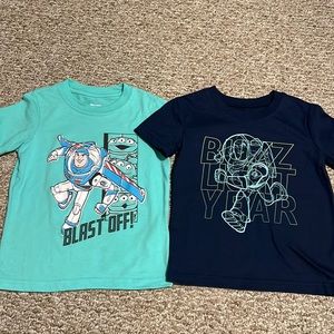 Two 3T buzz light year shirts